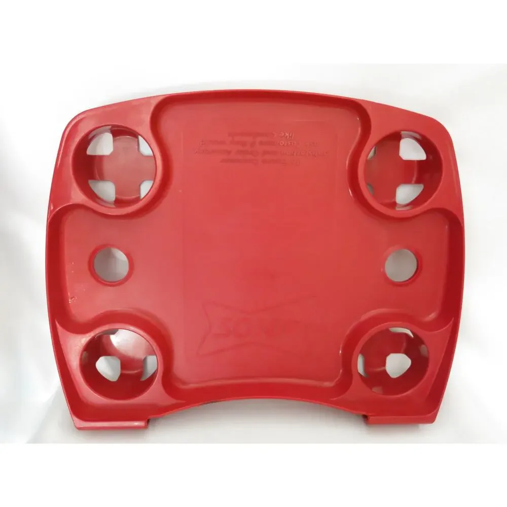 Sonic Drive In Carhop Tray Drinks Fast Food Hang on Car Window Plastic Red Retro